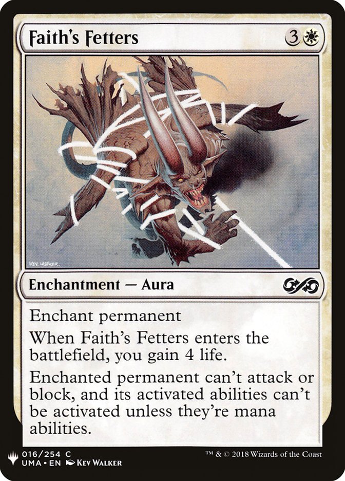 Faith's Fetters [Mystery Booster] | Magic Magpie