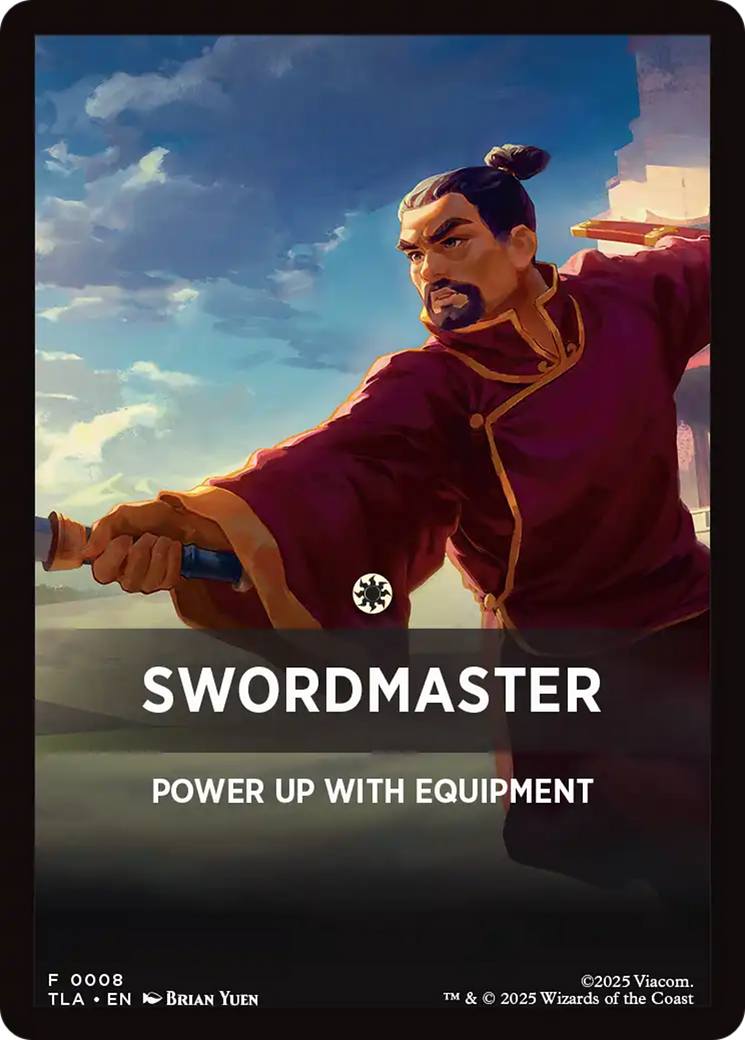 Swordmaster Theme Card [Avatar: The Last Airbender Tokens] | Magic Magpie