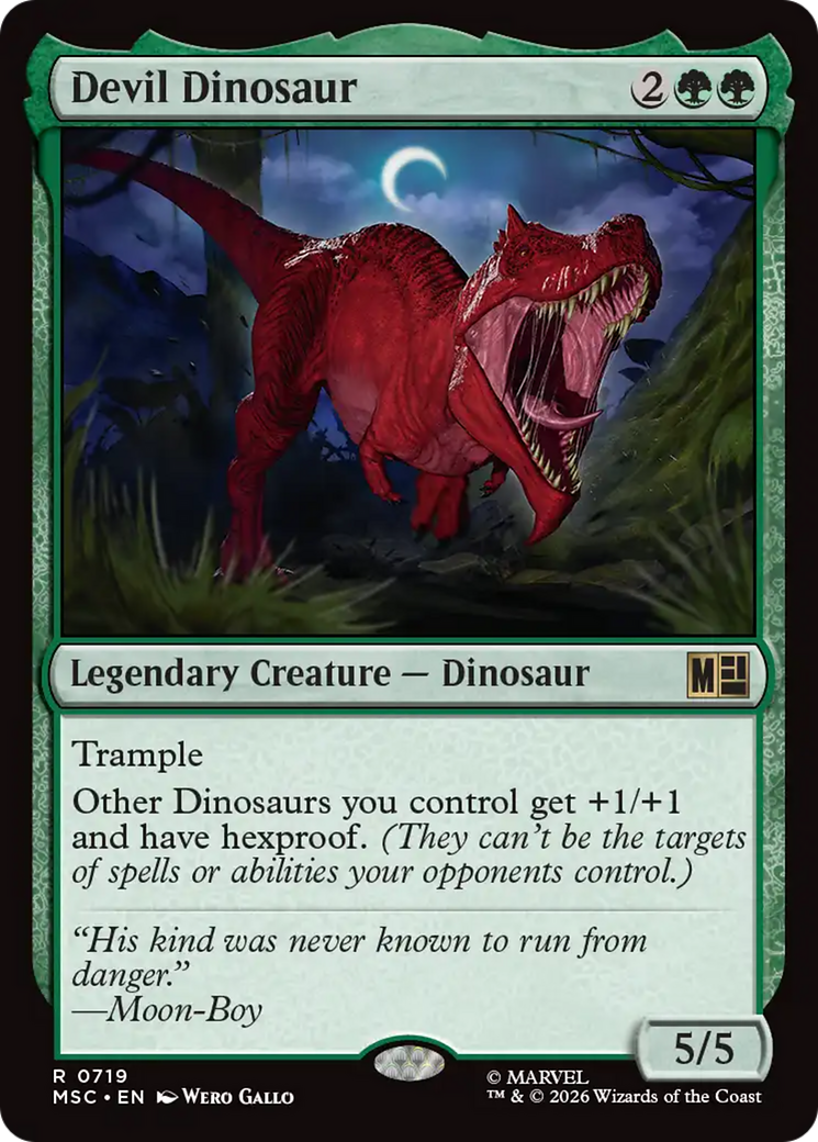 Devil Dinosaur [Marvel Super Heroes Commander] | Magic Magpie