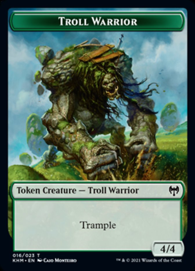 Troll Warrior Token [Kaldheim Tokens] | Magic Magpie