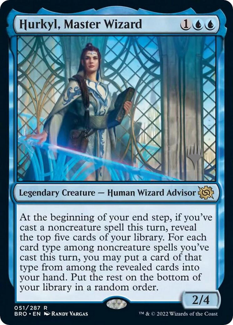 Hurkyl, Master Wizard (Promo Pack) [The Brothers' War Promos] | Magic Magpie