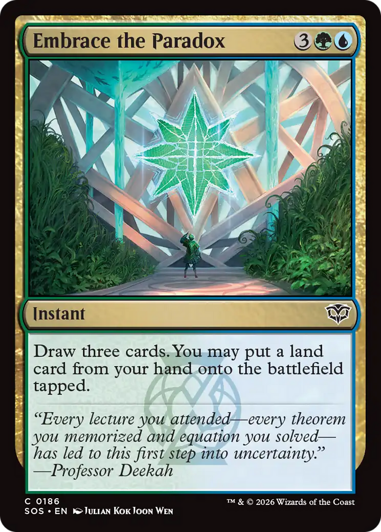 Embrace the Paradox [Secrets of Strixhaven] | Magic Magpie