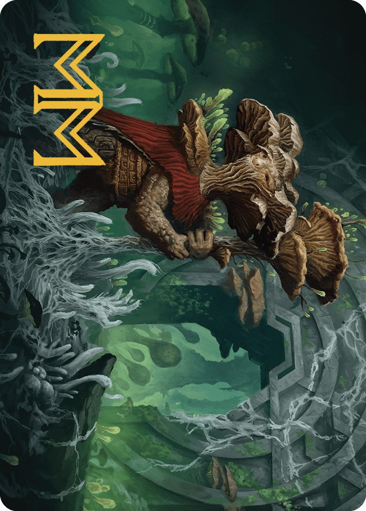 Tendril of the Mycotyrant Art Card (Gold-Stamped Signature) [The Lost Caverns of Ixalan Art Series] | Magic Magpie