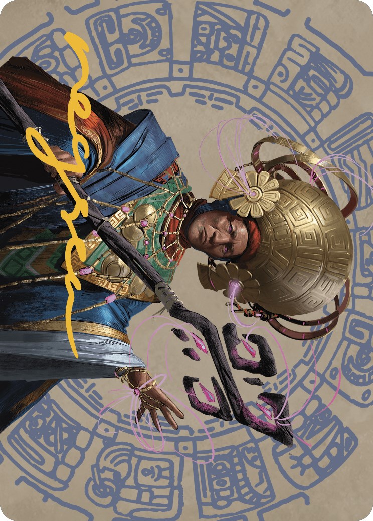 Akal Pakal, First Among Equals Art Card (46/81) (Gold-Stamped Signature) [The Lost Caverns of Ixalan Art Series] | Magic Magpie