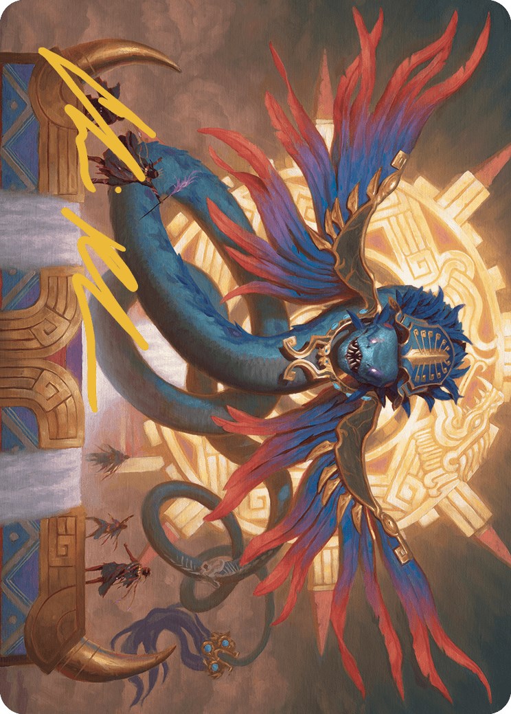 Ojer Pakpatiq, Deepest Epoch Art Card (13/81) (Gold-Stamped Signature) [The Lost Caverns of Ixalan Art Series] | Magic Magpie