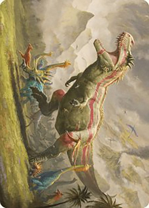 Ghalta, Stampede Tyrant Art Card [The Lost Caverns of Ixalan Art Series] | Magic Magpie