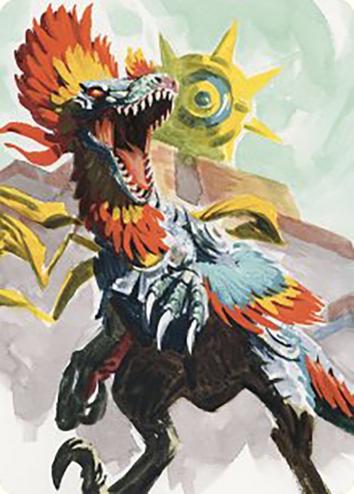 Pantlaza, Sun-Favored Art Card [The Lost Caverns of Ixalan Art Series] | Magic Magpie