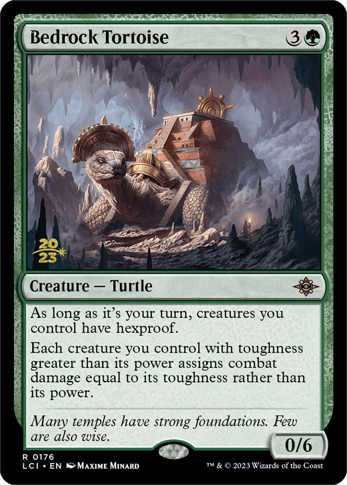 Bedrock Tortoise [The Lost Caverns of Ixalan Prerelease Cards] | Magic Magpie