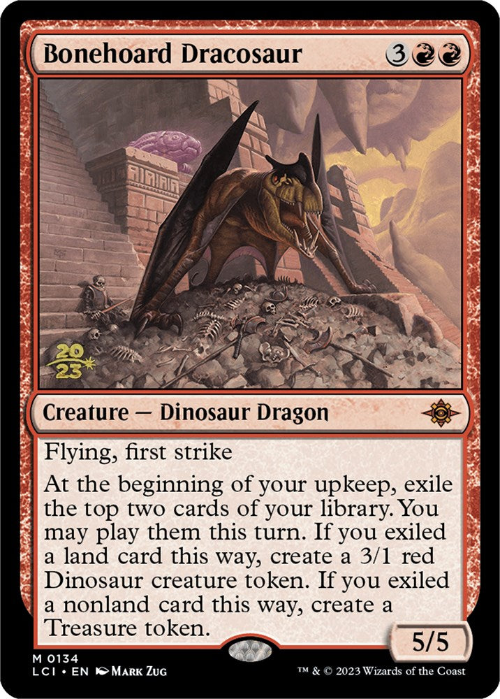 Bonehoard Dracosaur [The Lost Caverns of Ixalan Prerelease Cards] | Magic Magpie