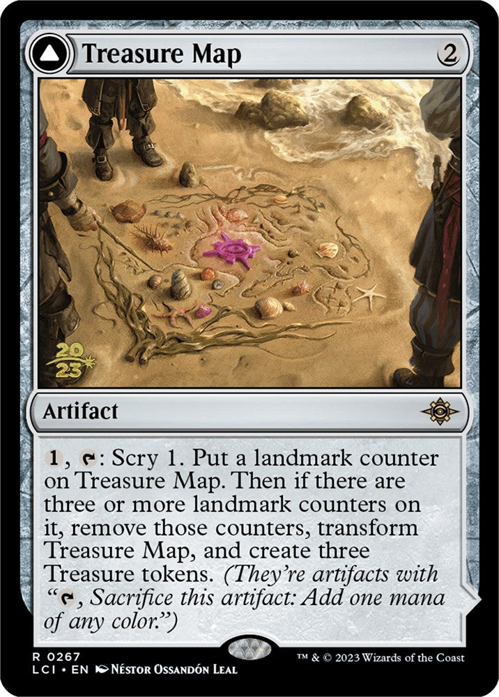 Treasure Map // Treasure Cove [The Lost Caverns of Ixalan Prerelease Cards] | Magic Magpie