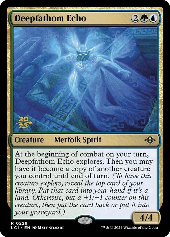 Deepfathom Echo [The Lost Caverns of Ixalan Prerelease Cards] | Magic Magpie