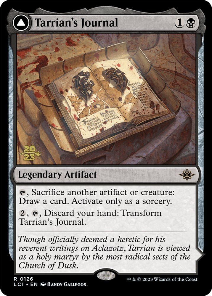 Tarrian's Journal // The Tomb of Aclazotz [The Lost Caverns of Ixalan Prerelease Cards] | Magic Magpie