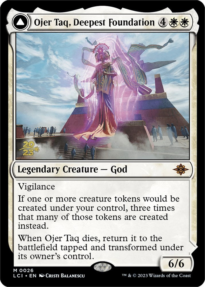 Ojer Taq, Deepest Foundation // Temple of Civilization [The Lost Caverns of Ixalan Prerelease Cards] | Magic Magpie