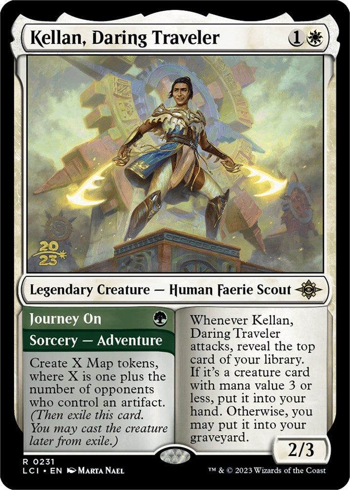 Kellan, Daring Traveler [The Lost Caverns of Ixalan Prerelease Cards] | Magic Magpie