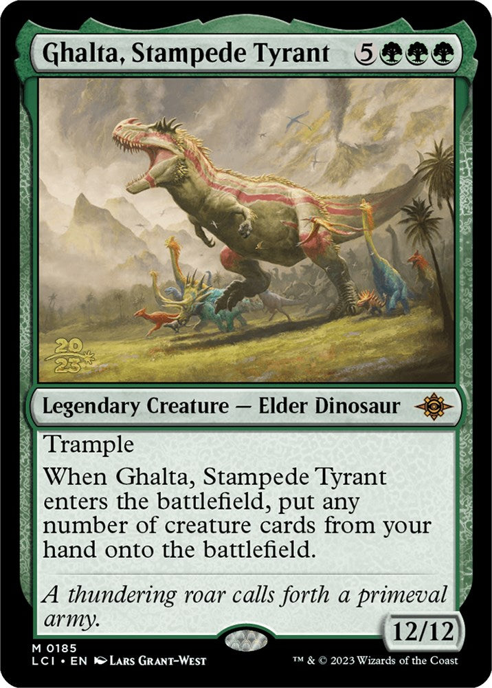 Ghalta, Stampede Tyrant [The Lost Caverns of Ixalan Prerelease Cards] | Magic Magpie