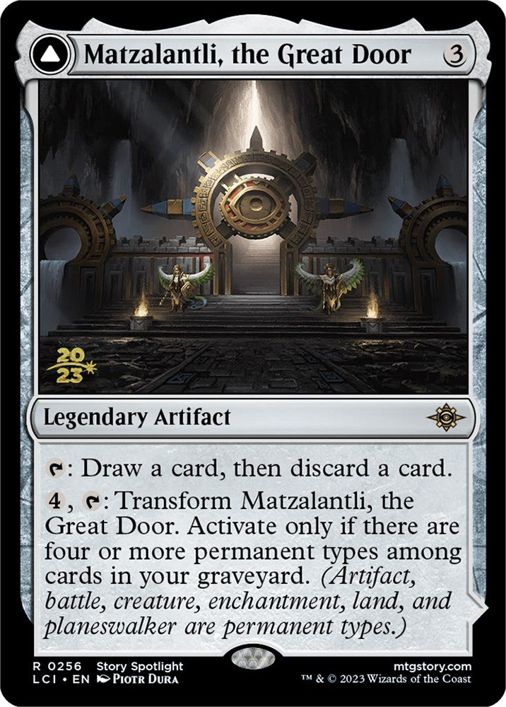 Matzalantli, the Great Door // The Core [The Lost Caverns of Ixalan Prerelease Cards] | Magic Magpie