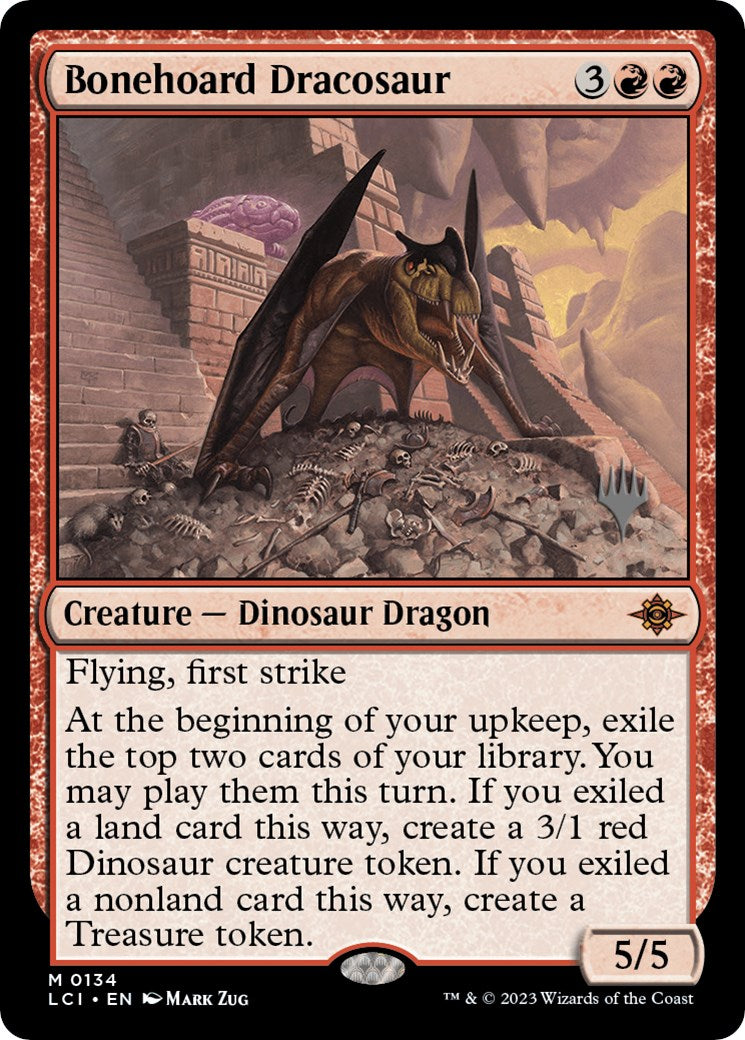 Bonehoard Dracosaur (Promo Pack) [The Lost Caverns of Ixalan Promos] | Magic Magpie