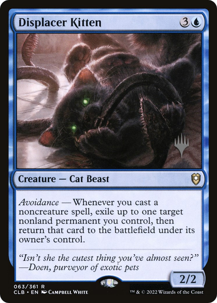 Displacer Kitten (Promo Pack) [The Lost Caverns of Ixalan Promos] | Magic Magpie