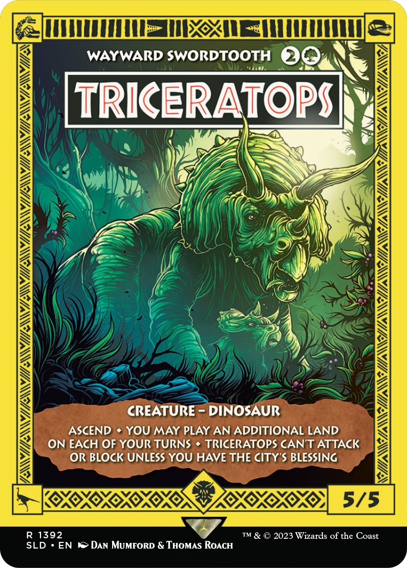 Triceratops - Wayward Swordtooth [Secret Lair Drop Series] | Magic Magpie