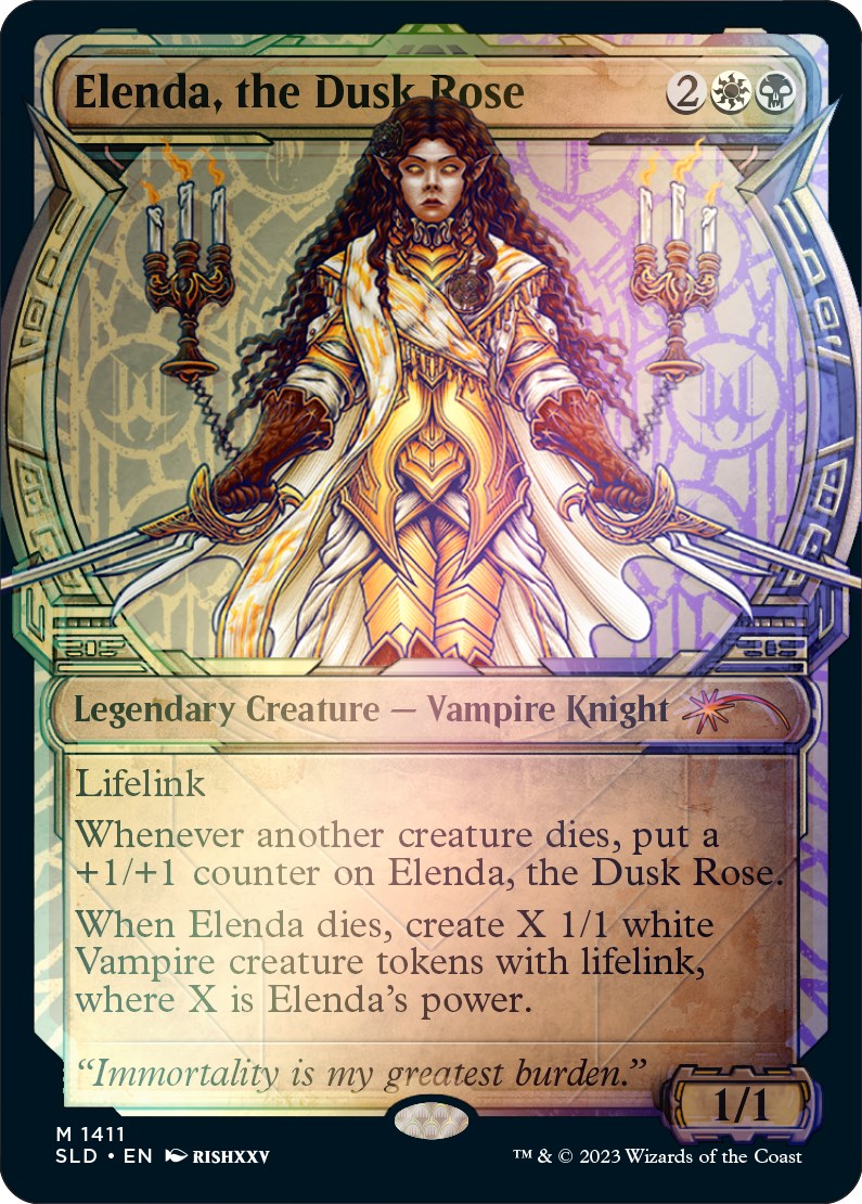 Elenda, the Dusk Rose (Rainbow Foil) [Secret Lair Drop Series] | Magic Magpie