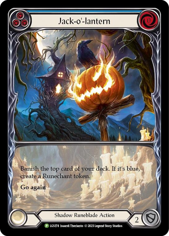 Jack-o'-lantern (Blue) [LGS178] (Promo) | Magic Magpie