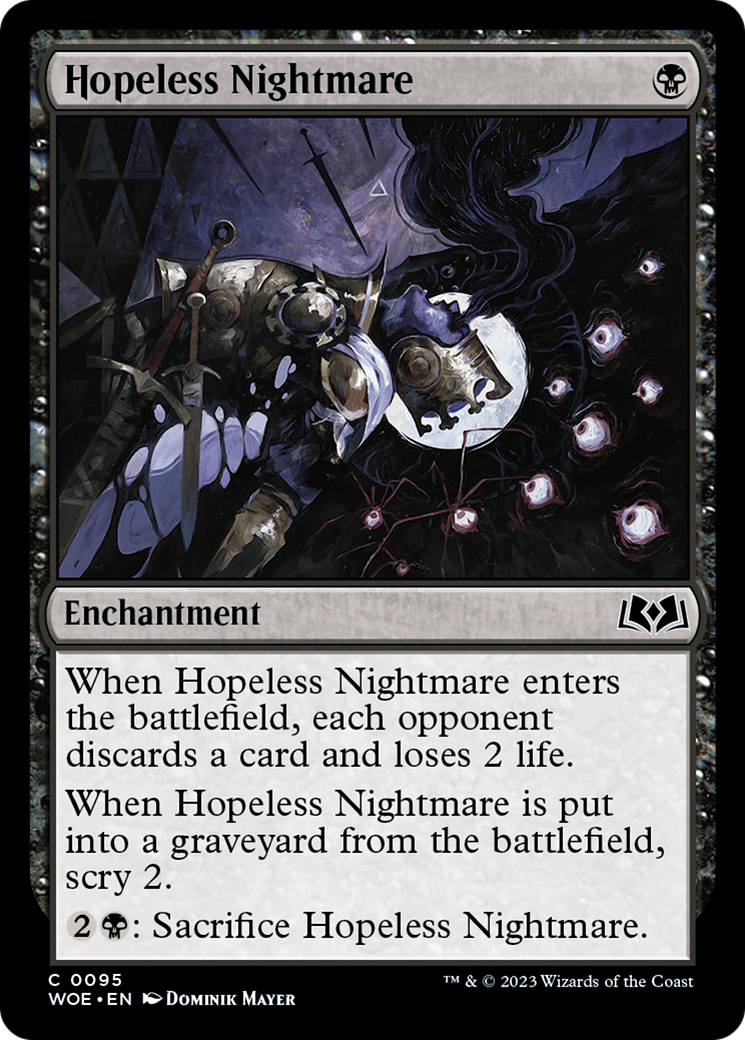 Hopeless Nightmare [Wilds of Eldraine] | Magic Magpie