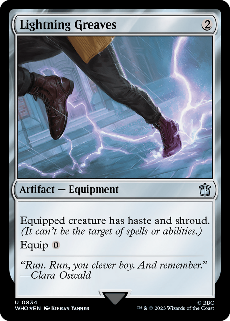 Lightning Greaves (Surge Foil) [Doctor Who] | Magic Magpie