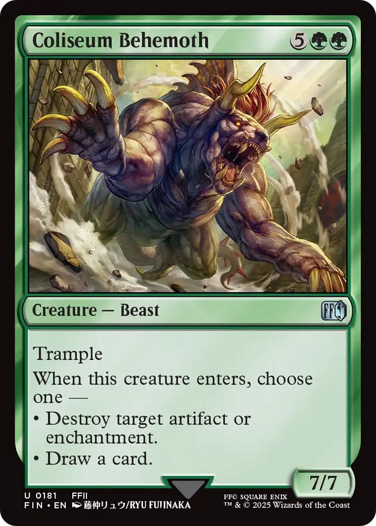 Coliseum Behemoth [FINAL FANTASY] | Magic Magpie