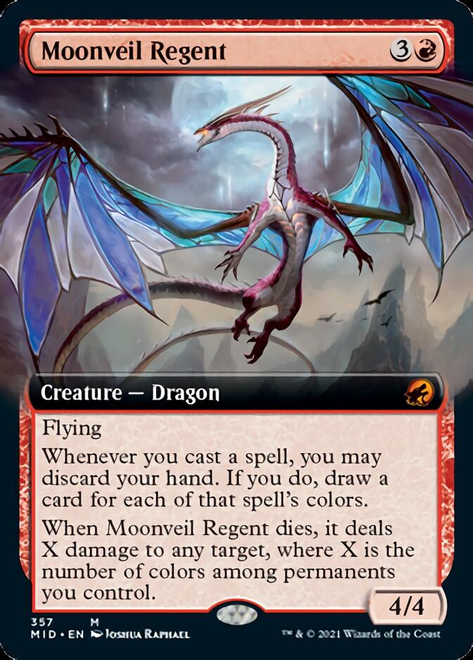 Moonveil Regent (Extended Art) [Innistrad: Midnight Hunt] | Magic Magpie