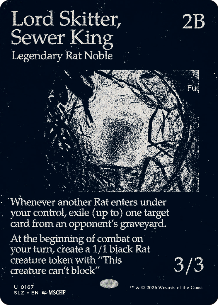 Lord Skitter, Sewer King (0167) [Secret Lair x MSCHF: The Zeta Set] | Magic Magpie