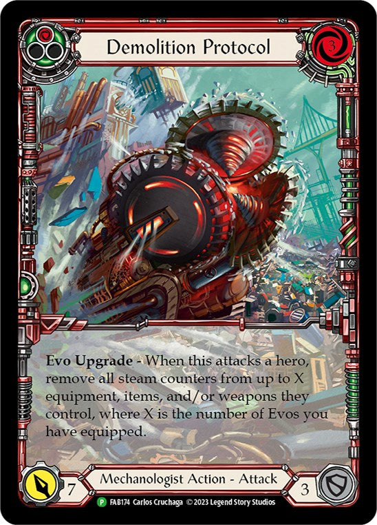 Demolition Protocol [FAB174] (Promo)  Rainbow Foil | Magic Magpie