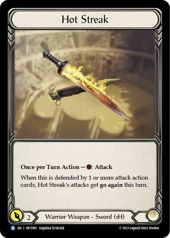 Hot Streak [HVY095] (Heavy Hitters)  Cold Foil | Magic Magpie