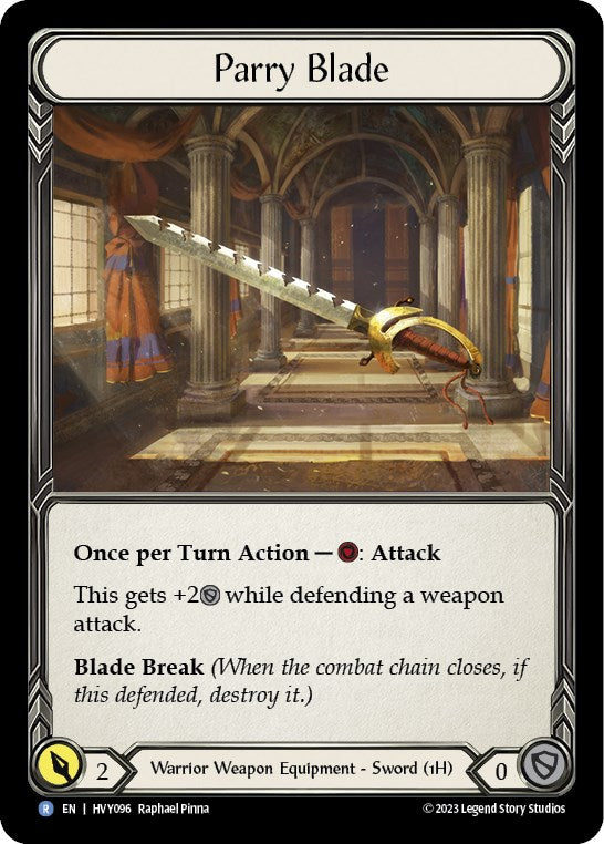 Parry Blade [HVY096] (Heavy Hitters)  Cold Foil | Magic Magpie