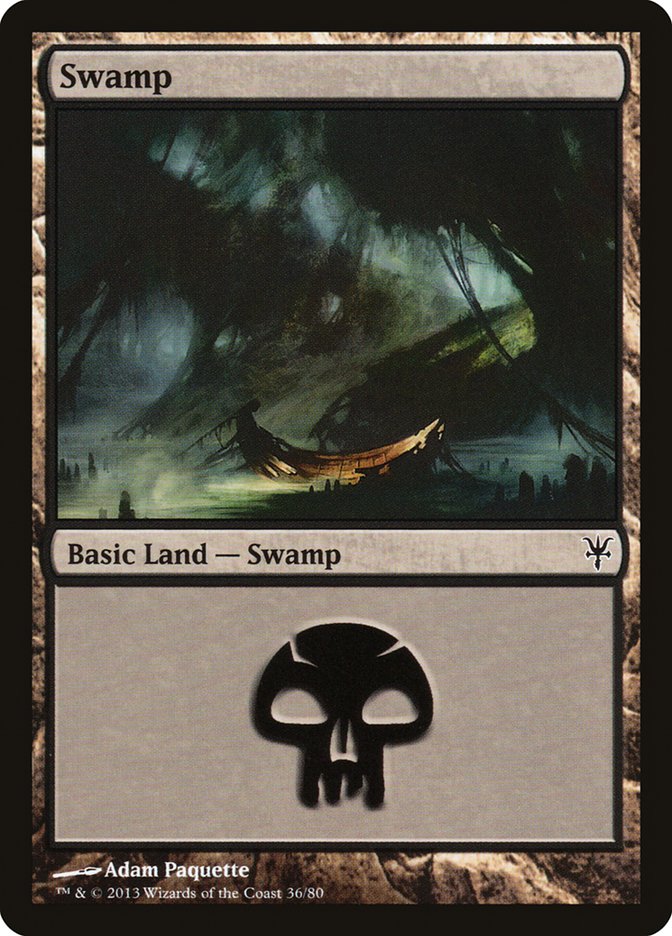 Swamp (36) [Duel Decks: Sorin vs. Tibalt] | Magic Magpie