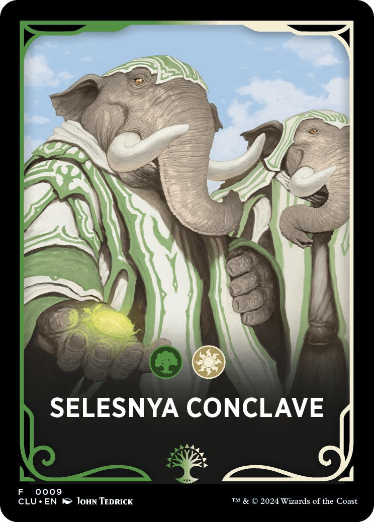 Selesnya Conclave Theme Card [Ravnica: Clue Edition Tokens] | Magic Magpie