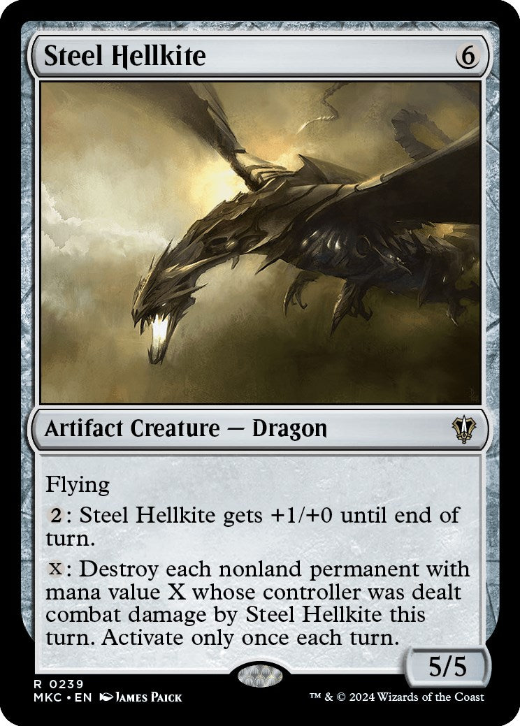 Steel Hellkite [Murders at Karlov Manor Commander] | Magic Magpie