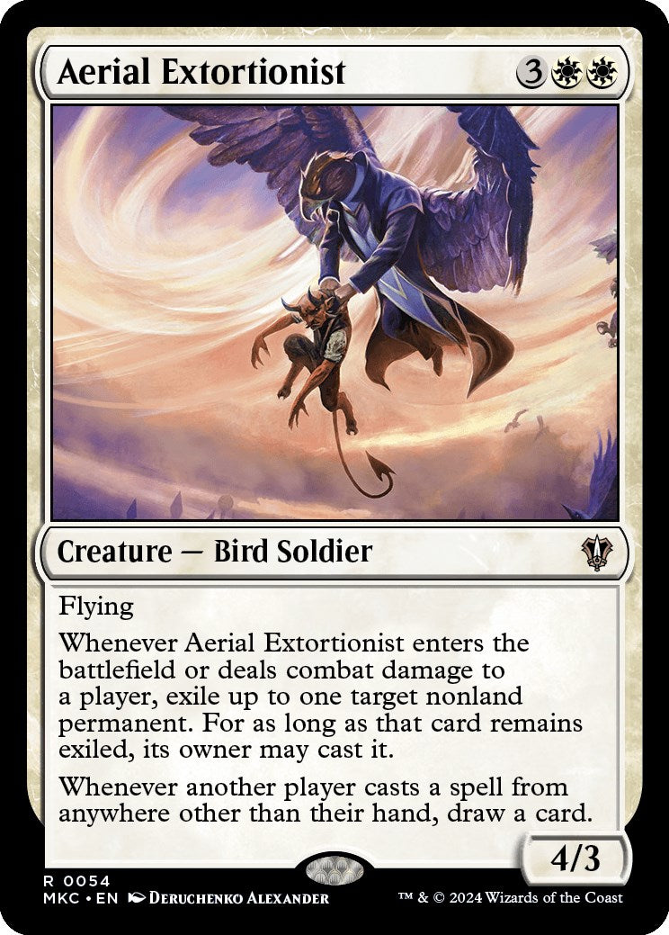 Aerial Extortionist [Murders at Karlov Manor Commander] | Magic Magpie