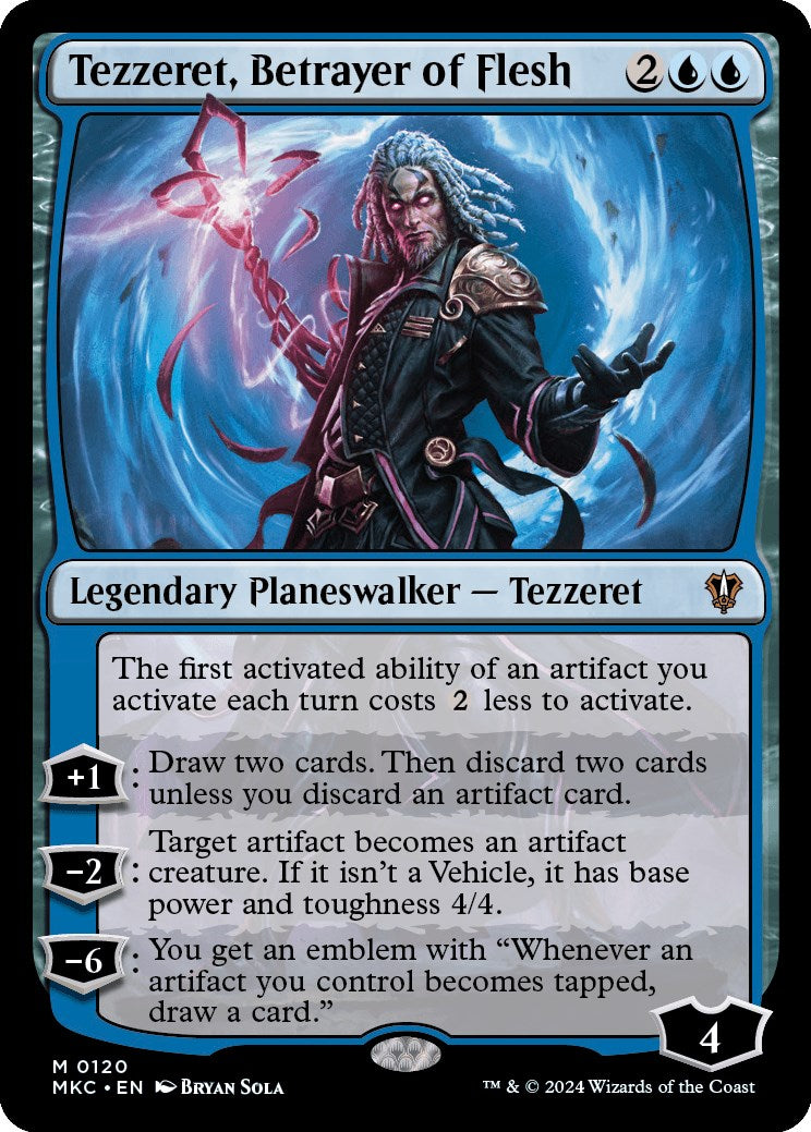 Tezzeret, Betrayer of Flesh [Murders at Karlov Manor Commander] | Magic Magpie