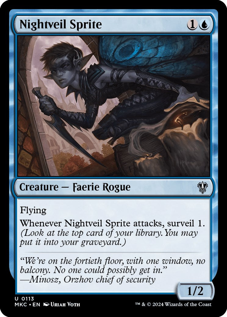 Nightveil Sprite [Murders at Karlov Manor Commander] | Magic Magpie