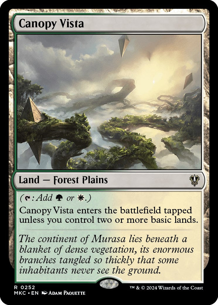 Canopy Vista [Murders at Karlov Manor Commander] | Magic Magpie