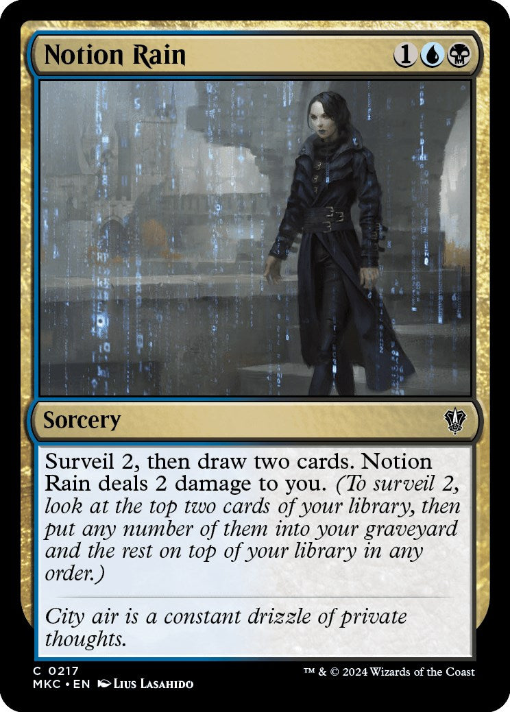 Notion Rain [Murders at Karlov Manor Commander] | Magic Magpie