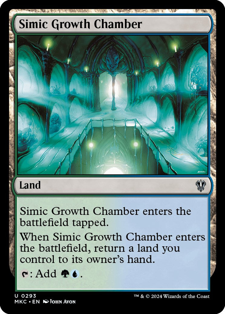 Simic Growth Chamber [Murders at Karlov Manor Commander] | Magic Magpie