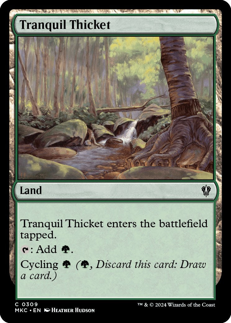 Tranquil Thicket [Murders at Karlov Manor Commander] | Magic Magpie