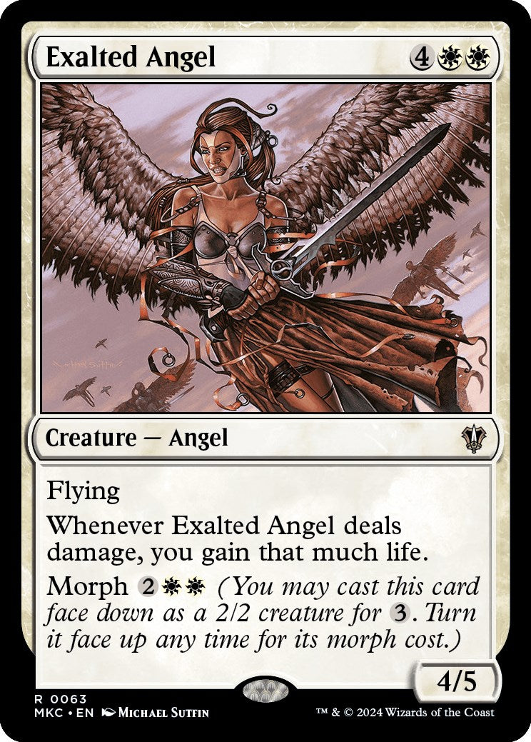 Exalted Angel [Murders at Karlov Manor Commander] | Magic Magpie