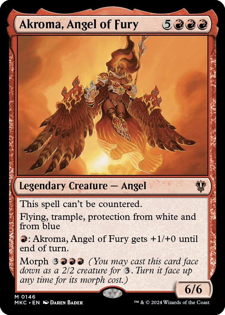 Akroma, Angel of Fury [Murders at Karlov Manor Commander] | Magic Magpie