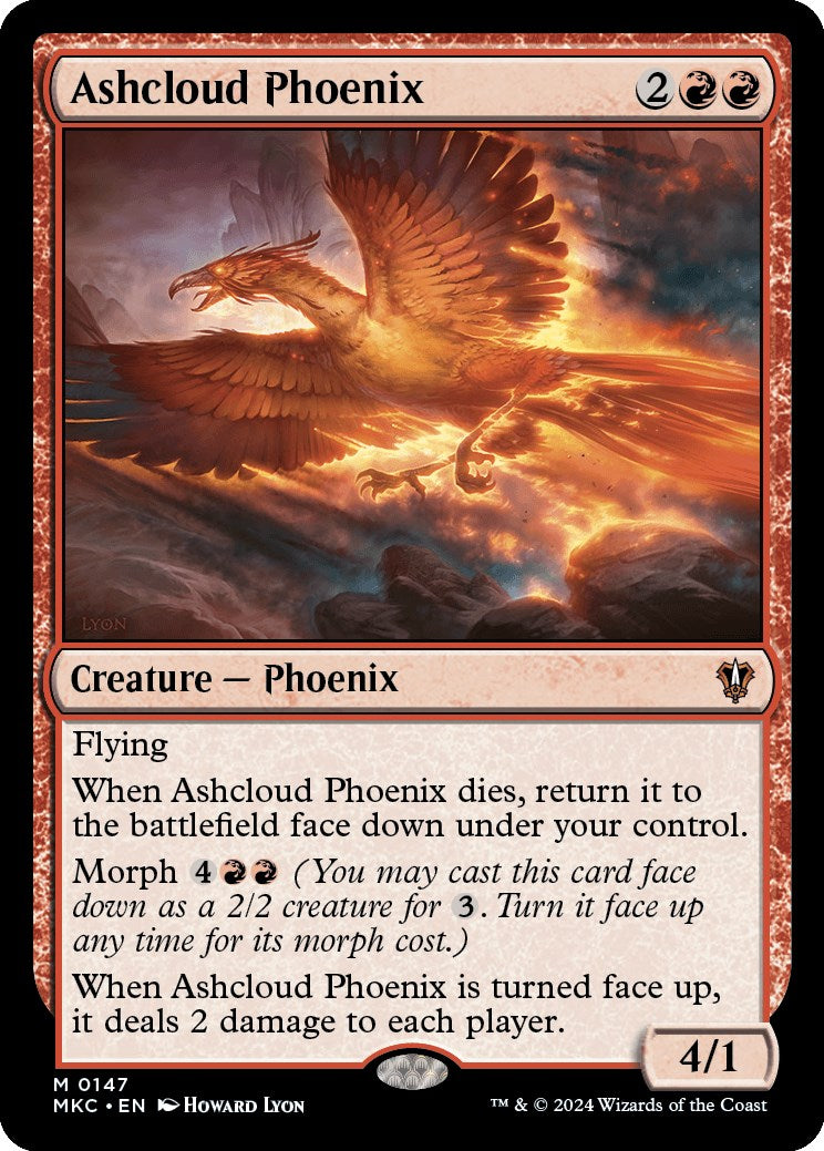 Ashcloud Phoenix [Murders at Karlov Manor Commander] | Magic Magpie