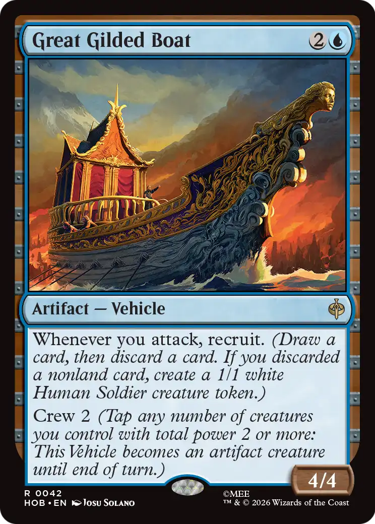 Great Gilded Boat [The Hobbit] | Magic Magpie