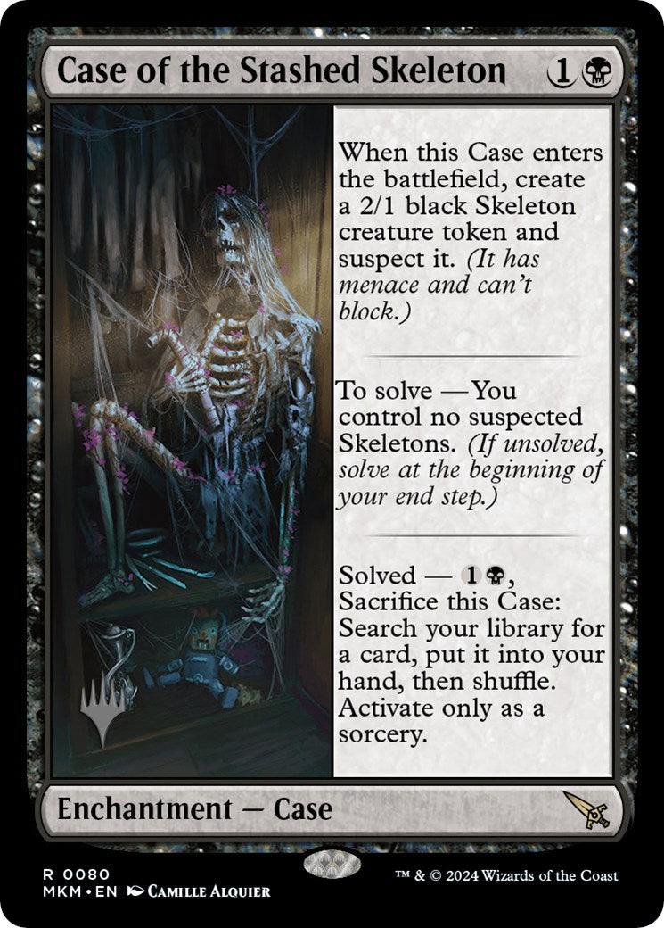 Case of the Stashed Skeleton (Promo Pack) [Murders at Karlov Manor Promos] | Magic Magpie