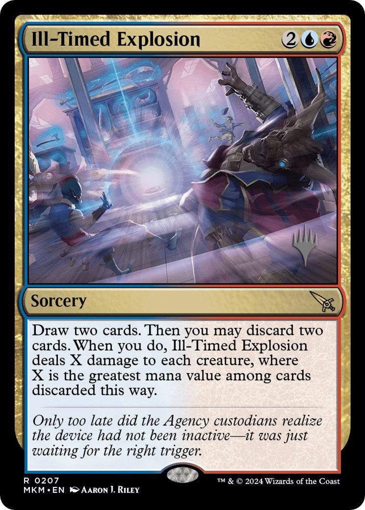 Ill-Timed Explosion (Promo Pack) [Murders at Karlov Manor Promos] | Magic Magpie