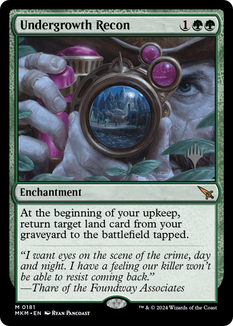 Undergrowth Recon (Promo Pack) [Murders at Karlov Manor Promos] | Magic Magpie